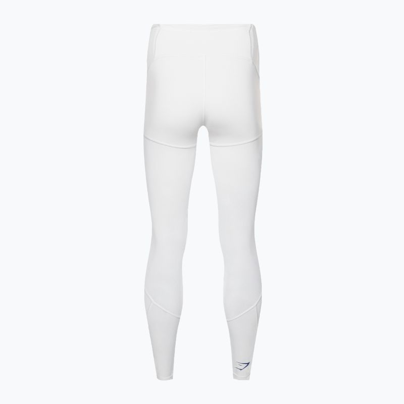 Legginsy treningowe damskie Gymshark Pulse white/blue 7
