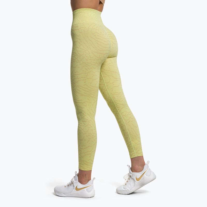 Legginsy treningowe damskie Gymshark Adapt Animal Seamless firefly green 3