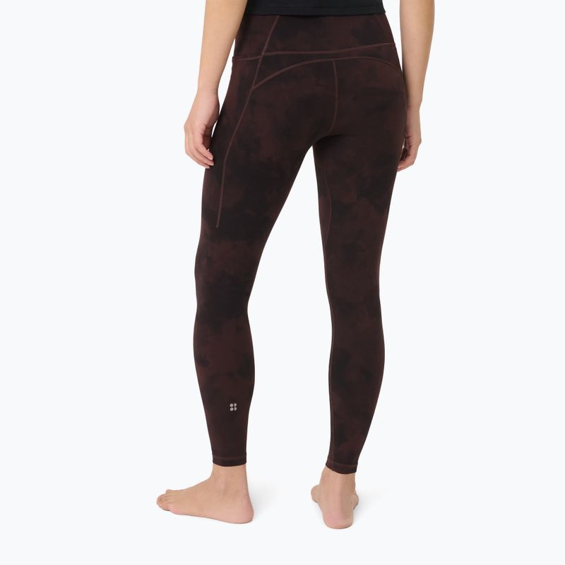 Legginsy treningowe damskie Sweaty Betty Super Soft Yoga brown 3
