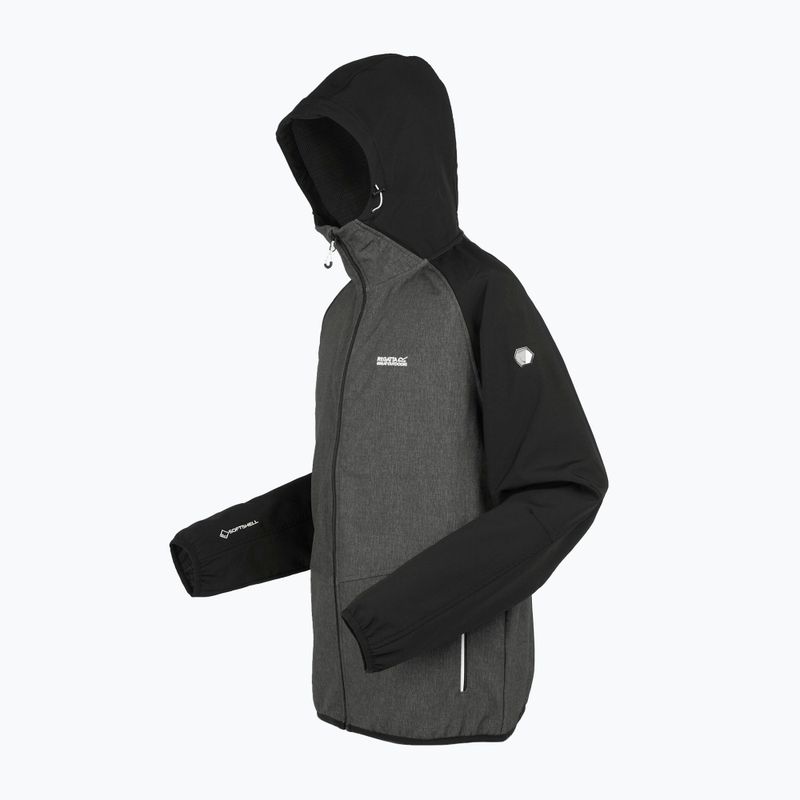 Kurtka softshell męska REGATTA Arec III ash marl/black 8