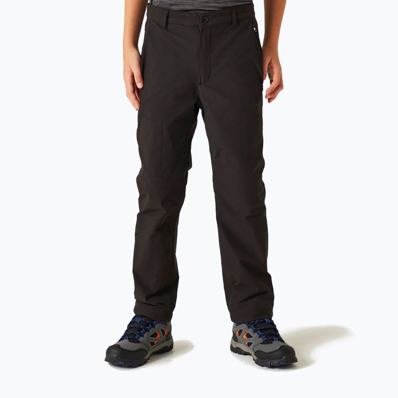 Spodnie trekkingowe dziecięce REGATTA Highton Winter black 10