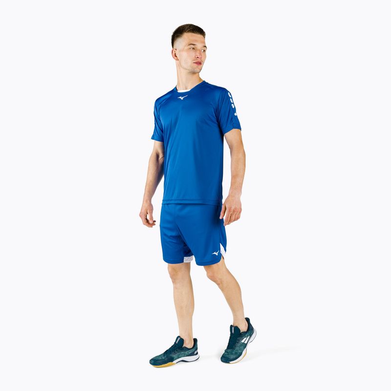 Spodenki treningowe męskie Mizuno Premium Handball niebieskie X2FB9A0222 2