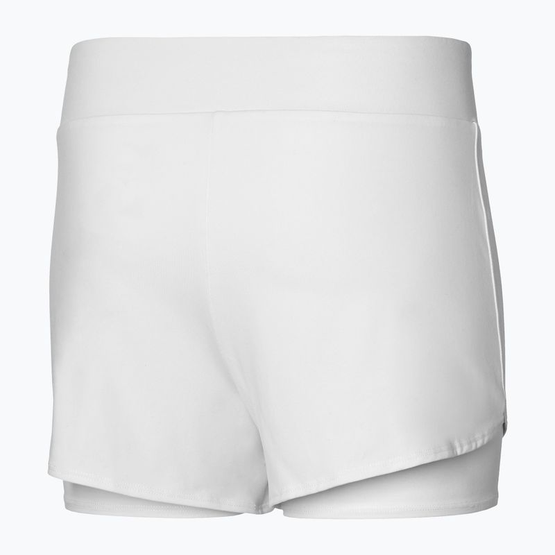 Spodenki tenisowe damskie Mizuno Flex Short white 2