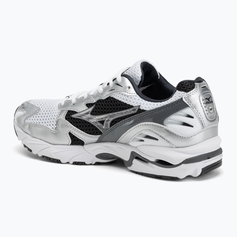 Buty męskie Mizuno Wave Rider 10 white/silver/black 3