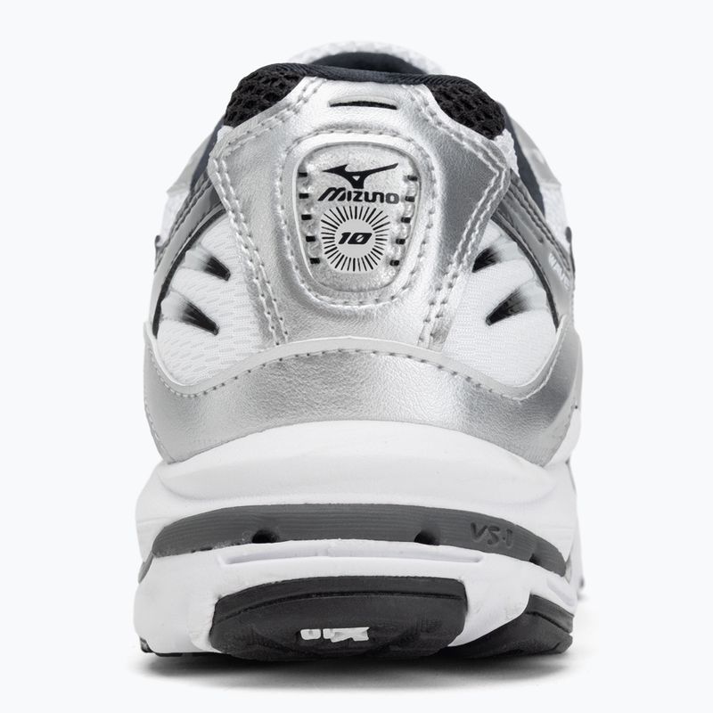 Buty męskie Mizuno Wave Rider 10 white/silver/black 6