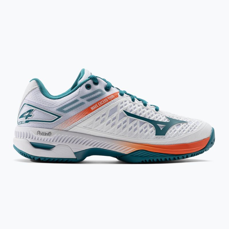 Buty do tenisa Mizuno Aw21 Wave Exceed Tour 4 Cc białe 61GC207485 2
