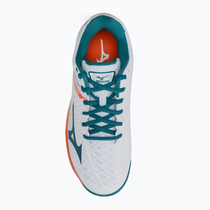 Buty do tenisa Mizuno Aw21 Wave Exceed Tour 4 Cc białe 61GC207485 6