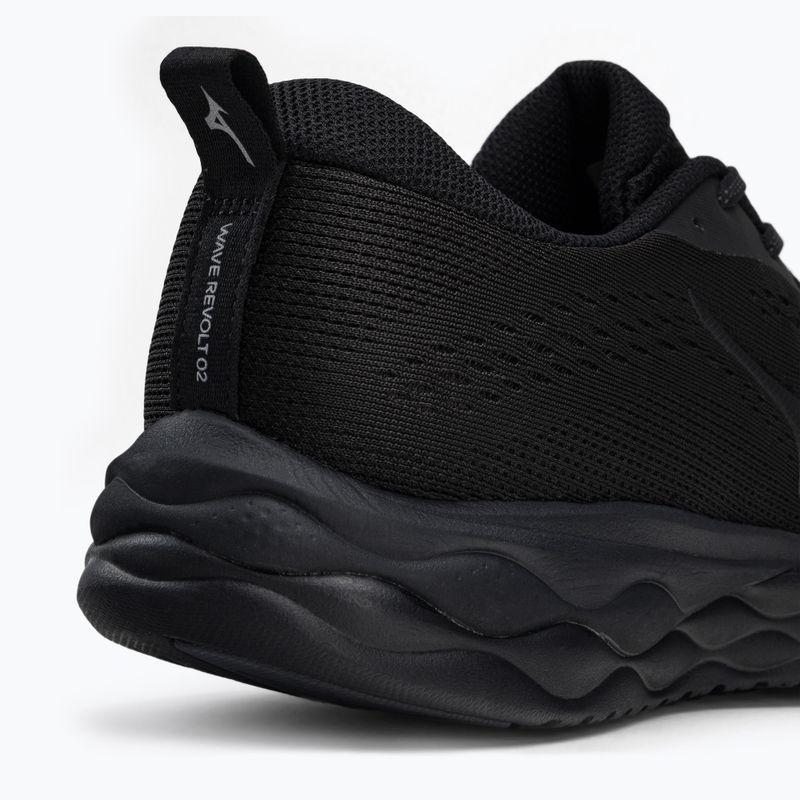 Buty do biegania męskie Mizuno Wave Revolt czarne c11 9