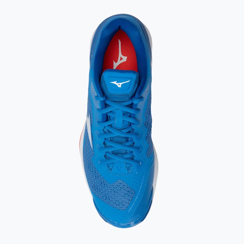 Buty do piłki ręcznej Mizuno Wave Stealth V niebieskie X1GA180024 6