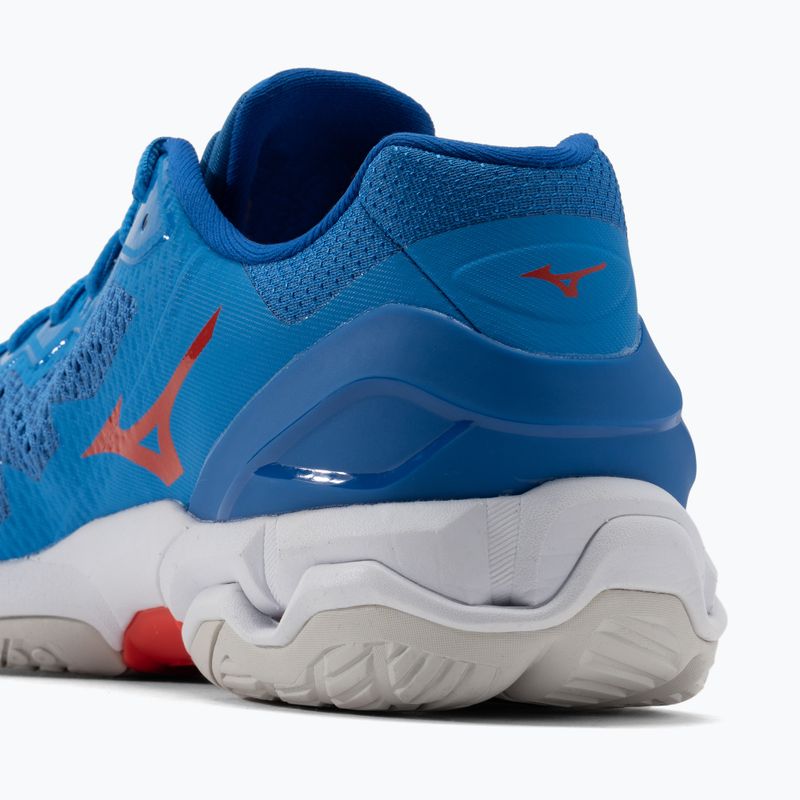 Buty do piłki ręcznej Mizuno Wave Stealth V niebieskie X1GA180024 9