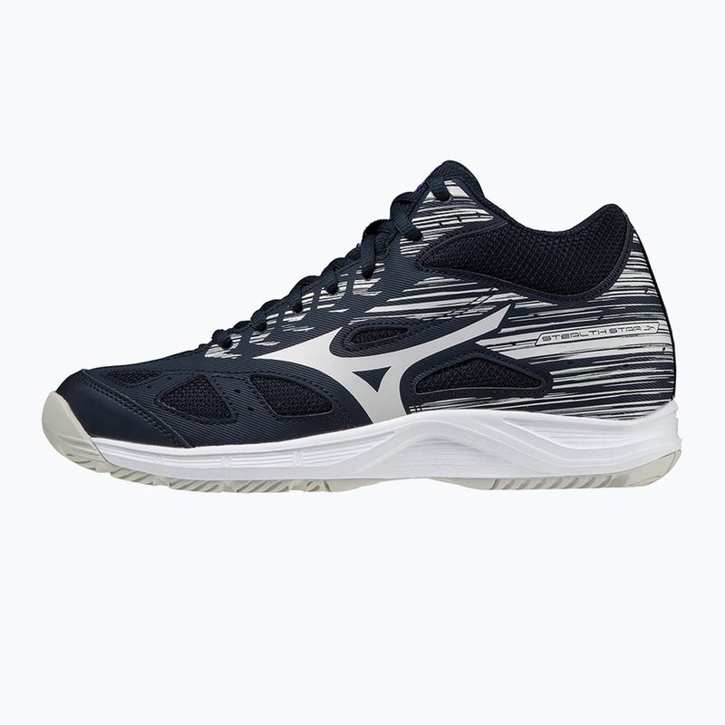 Buty do piłki ręcznej dziecięce Mizuno Stealth Star Mid granatowe X1GC211502 9