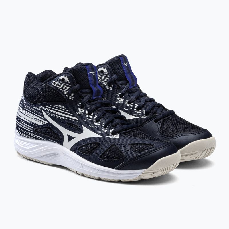 Buty do piłki ręcznej dziecięce Mizuno Stealth Star Mid granatowe X1GC211502 5