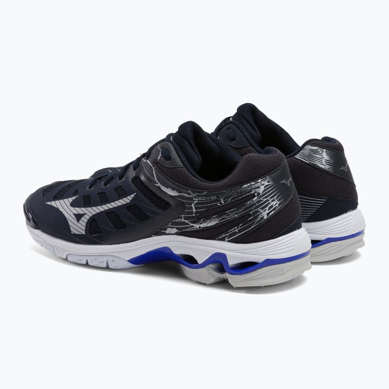 Buty do siatkówki Mizuno Wave Voltage sky captain/galaxy silver/violet blue 3