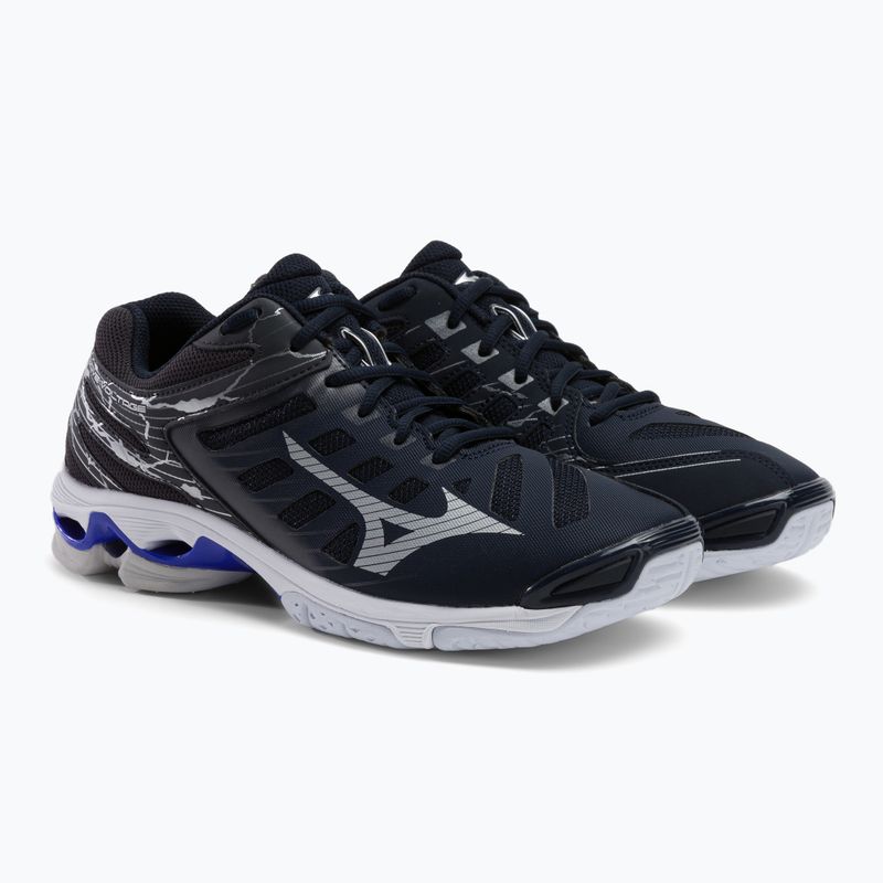 Buty do siatkówki Mizuno Wave Voltage sky captain/galaxy silver/violet blue 5