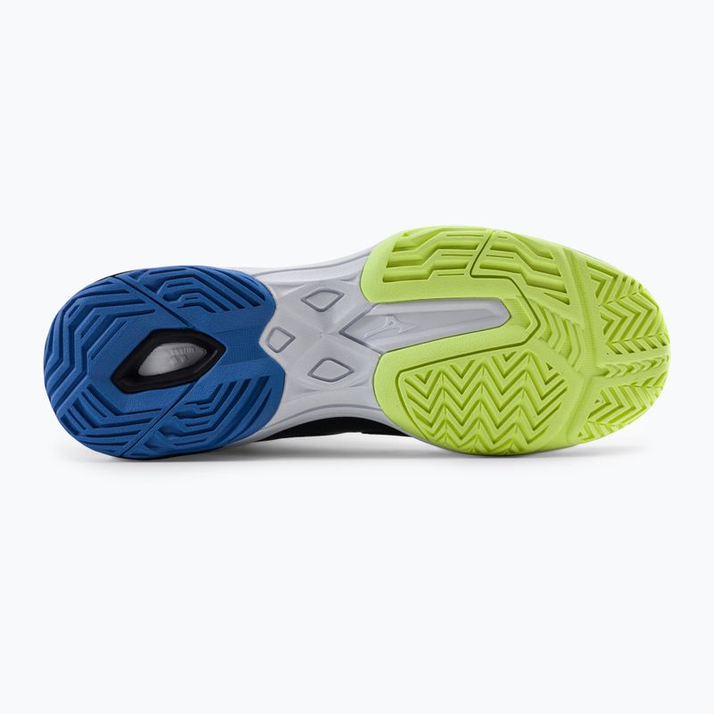 Buty do tenisa męskie Mizuno Wave Exceed Light AC black/neo lime/super sonic 4