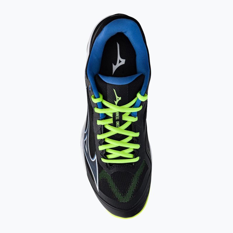 Buty do tenisa męskie Mizuno Wave Exceed Light AC black/neo lime/super sonic 6