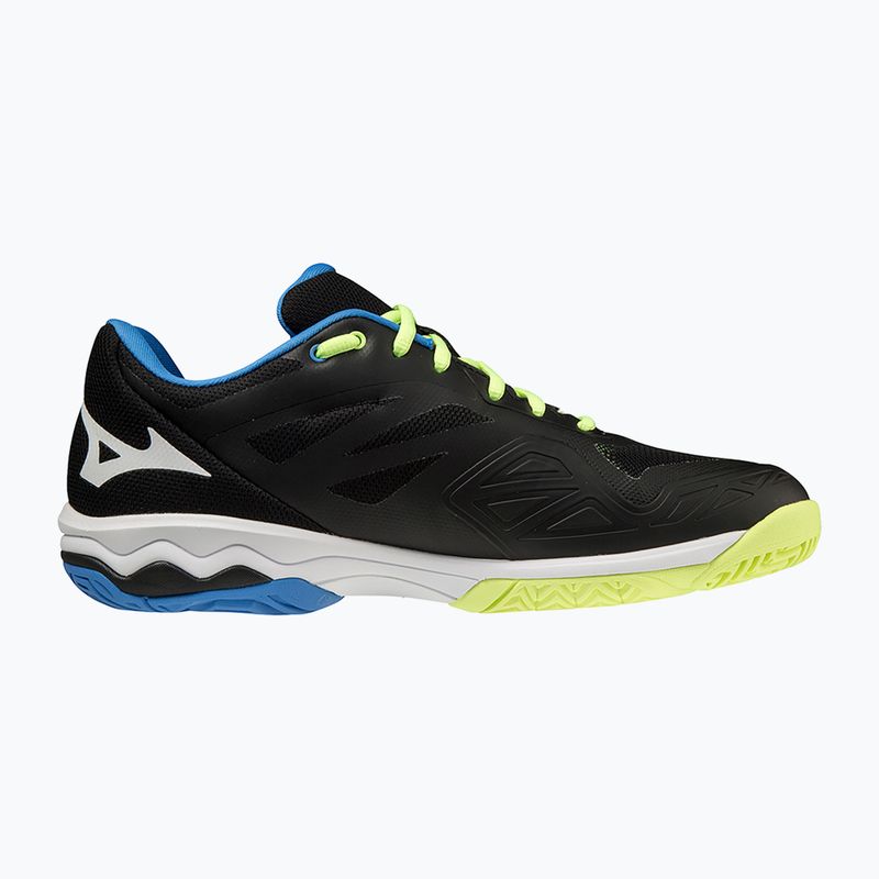 Buty do tenisa męskie Mizuno Wave Exceed Light AC black/neo lime/super sonic 11