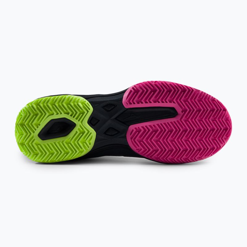 Buty do padla damskie Mizuno Wave Exceed Light Padel ebony/pink glo/neo lime 4