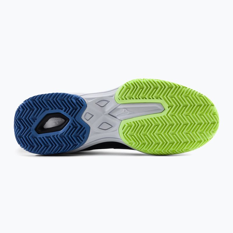 Buty do tenisa męskie Mizuno Wave Exceed Light CC black/neo lime/super sonic 4