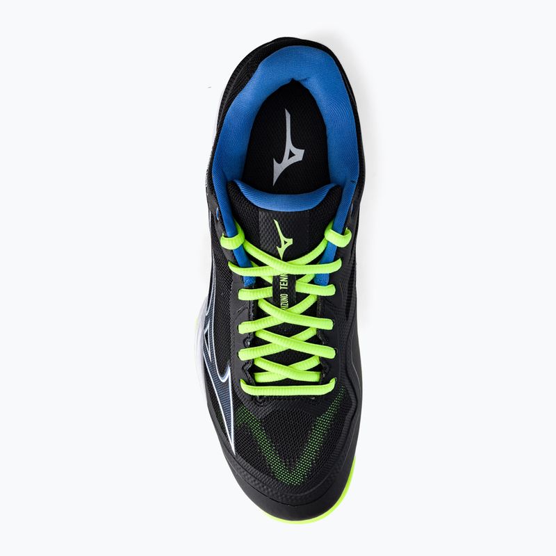 Buty do tenisa męskie Mizuno Wave Exceed Light CC black/neo lime/super sonic 6
