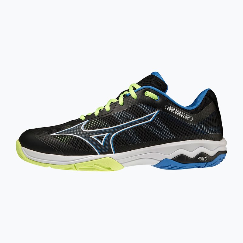 Buty do tenisa męskie Mizuno Wave Exceed Light CC black/neo lime/super sonic 10