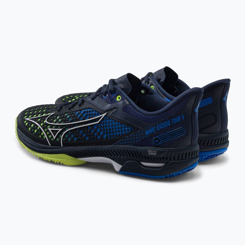 Buty do tenisa męskie Mizuno Wave Exceed Tour 5 CC total e/neo lime/supersonic 3