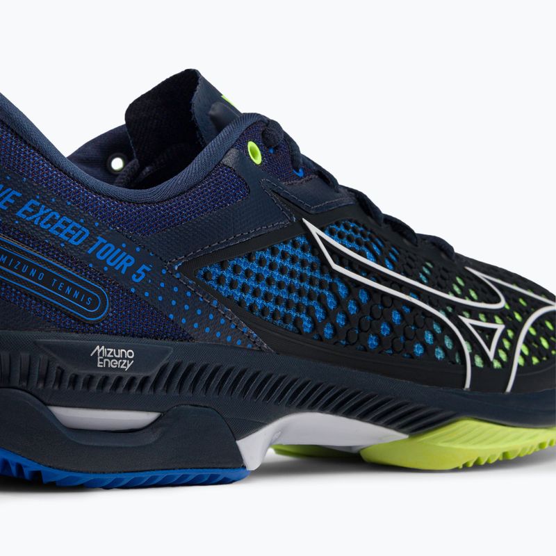 Buty do tenisa męskie Mizuno Wave Exceed Tour 5 CC total e/neo lime/supersonic 8