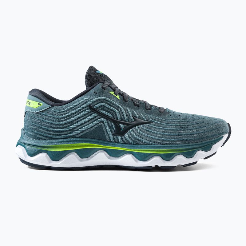 Buty do biegania męskie Mizuno Wave Horizon 6 niebieskie J1GC222615 2