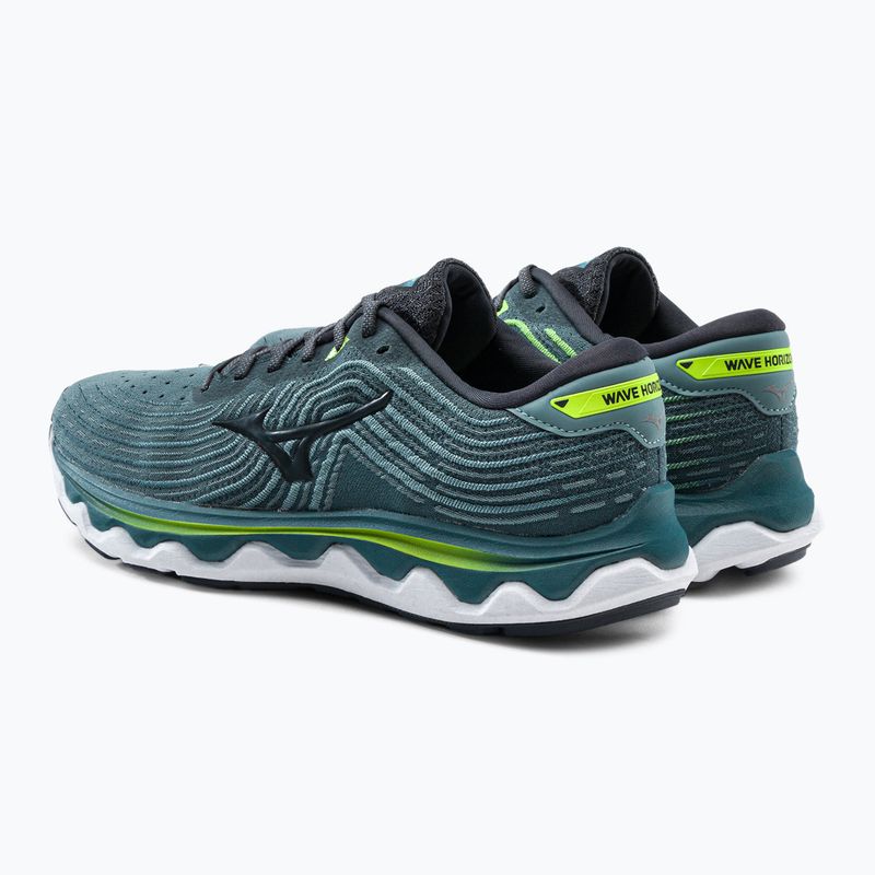 Buty do biegania męskie Mizuno Wave Horizon 6 niebieskie J1GC222615 3