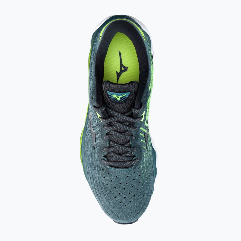 Buty do biegania męskie Mizuno Wave Horizon 6 niebieskie J1GC222615 6