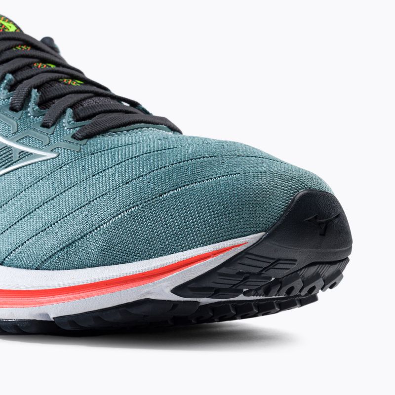 Buty do biegania męskie Mizuno Wave Inspire 18 smoke blue/white/neon flame 9