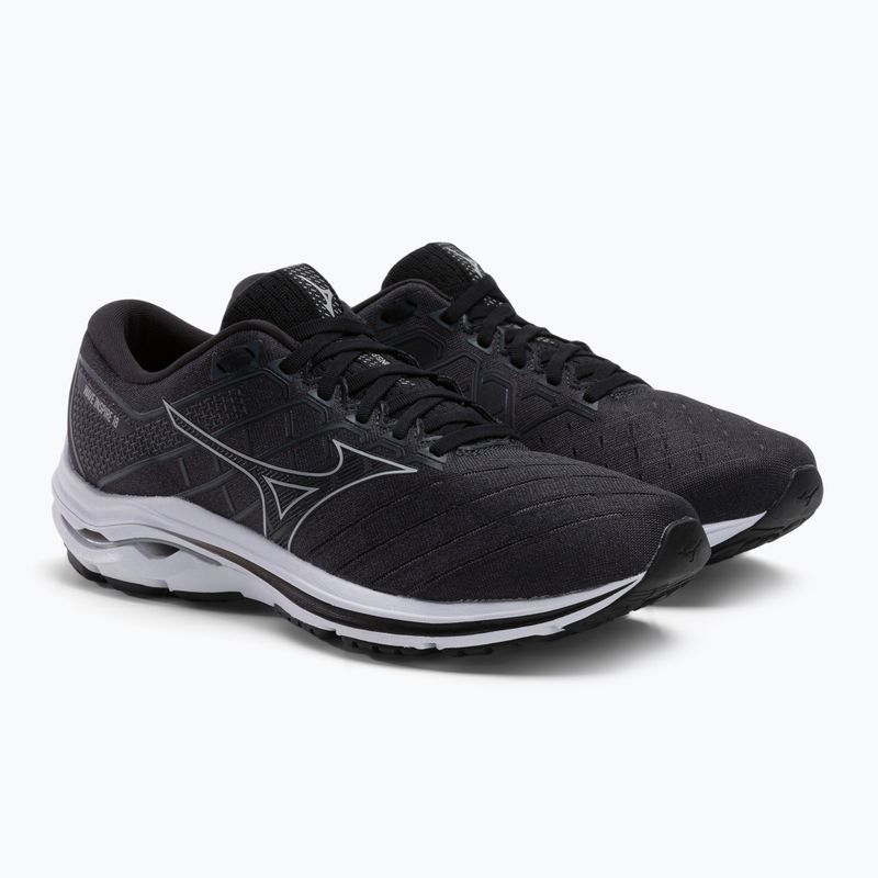 Buty do biegania męskie Mizuno Wave Inspire 18 black/silver/ebony 4