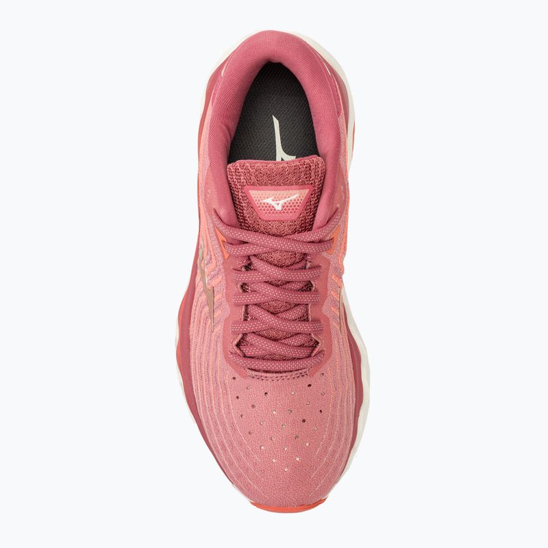 Buty do biegania damskie Mizuno Wave Horizon 6 garnet rose/rose copper/persimmon 6