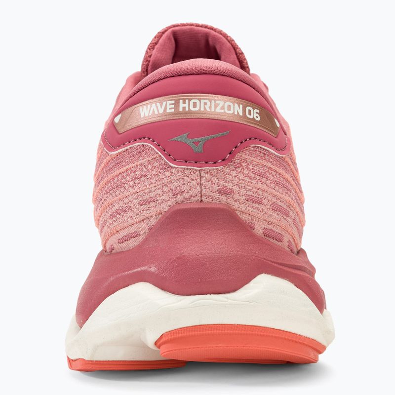 Buty do biegania damskie Mizuno Wave Horizon 6 garnet rose/rose copper/persimmon 7
