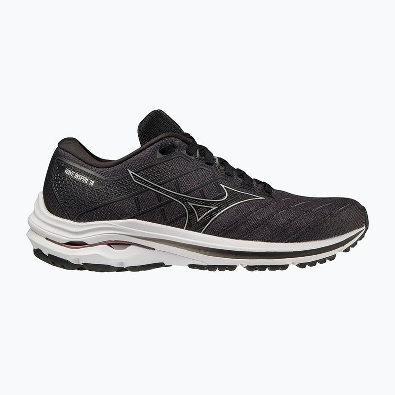 Buty do biegania męskie Mizuno Wave Inspire 18 D black/silver/ebony