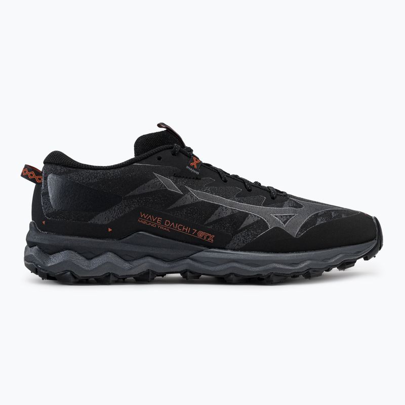 Buty do biegania męskie Mizuno Wave Daichi 7 GTX czarne J1GJ225638 2