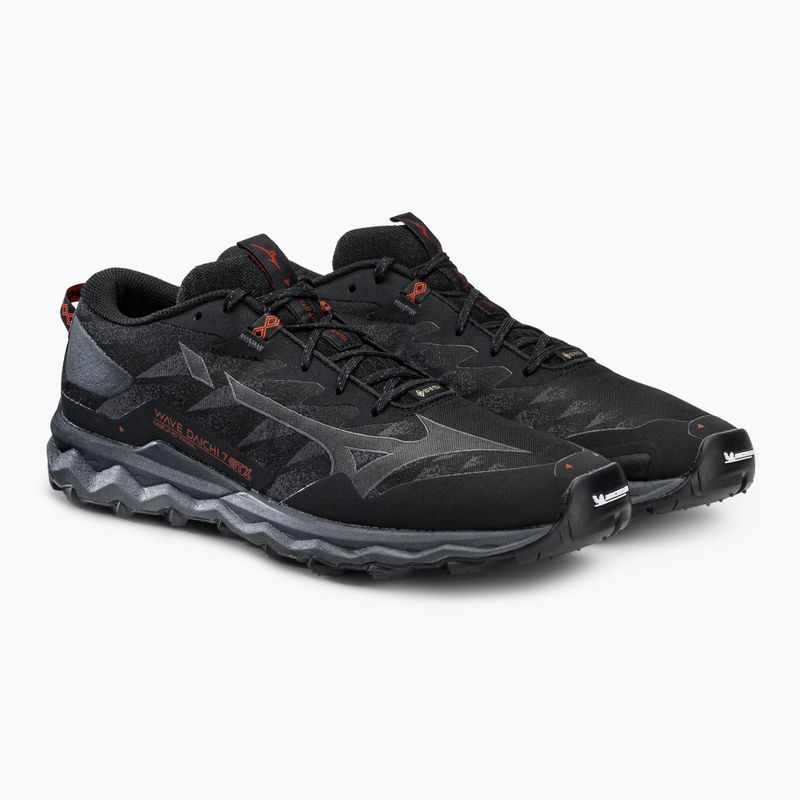 Buty do biegania męskie Mizuno Wave Daichi 7 GTX czarne J1GJ225638 5