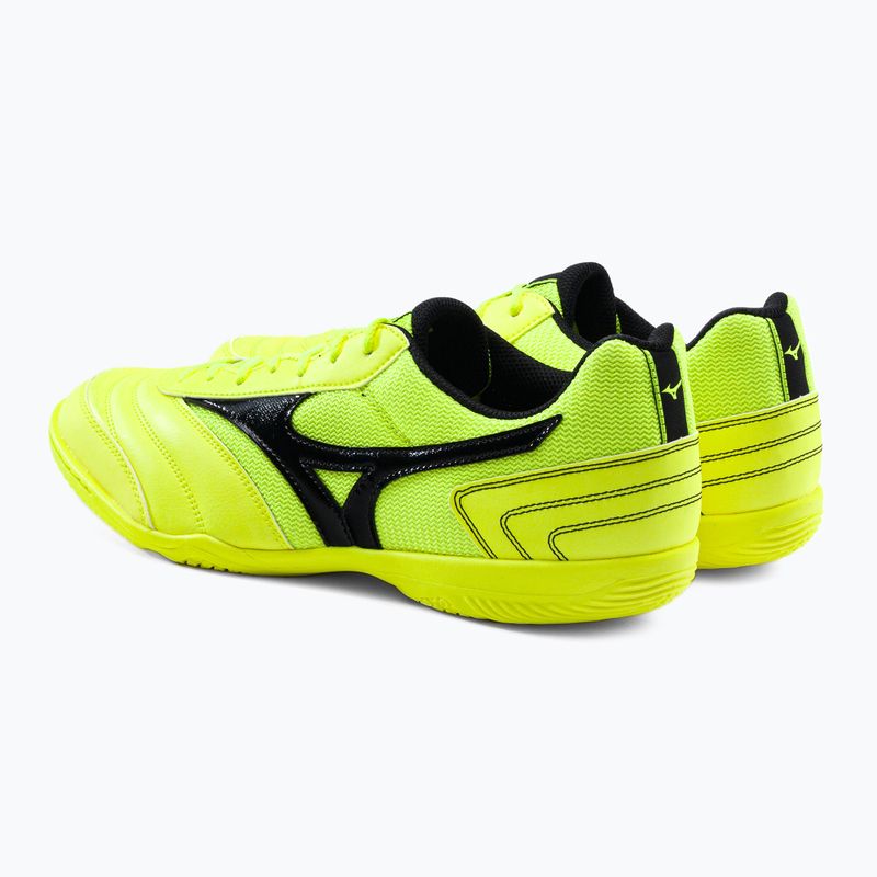 Buty piłkarskie męskie Mizuno Morelia Sala Club IN safety yellow/black 3