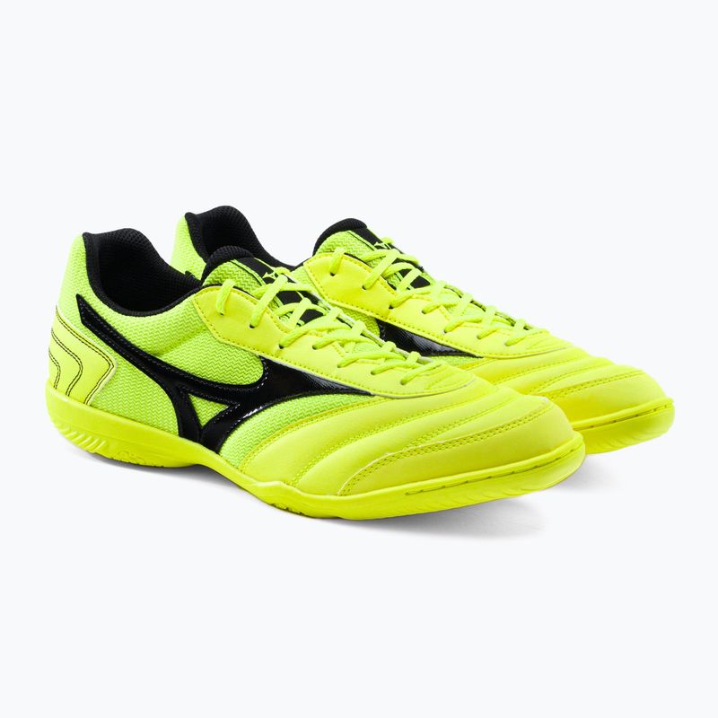 Buty piłkarskie męskie Mizuno Morelia Sala Club IN safety yellow/black 5