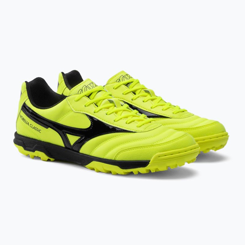 Buty piłkarskie męskie Mizuno Morelia Sala Classic TF safety yellow/black 5
