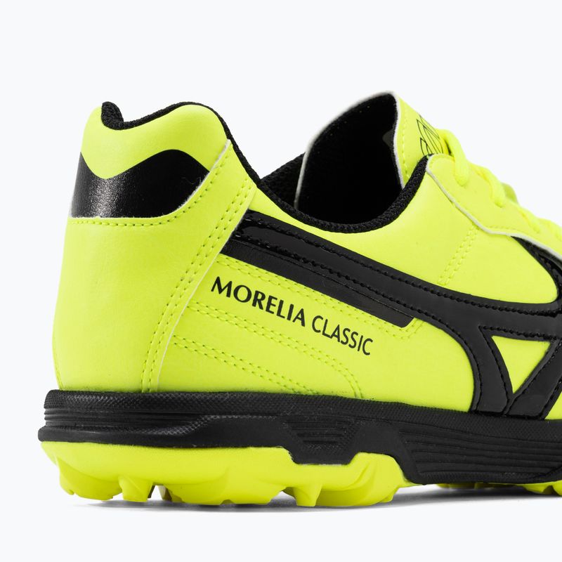 Buty piłkarskie męskie Mizuno Morelia Sala Classic TF safety yellow/black 8