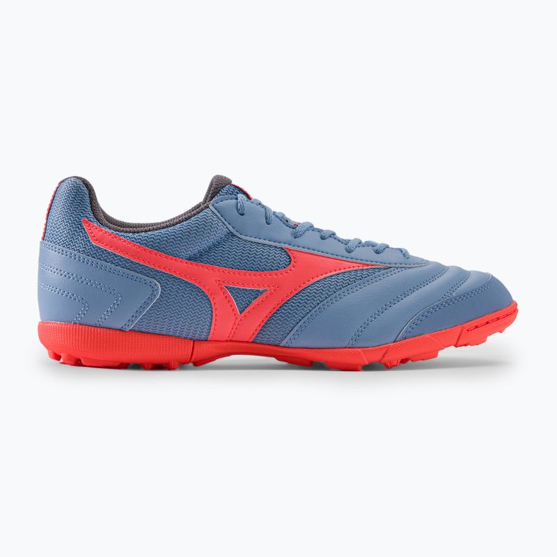 Buty piłkarskie męskie Mizuno Morelia Sala Classic TF placid blue/neon flame 2