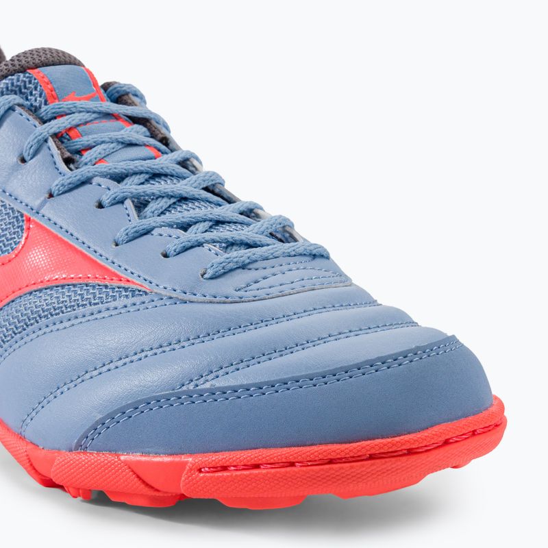 Buty piłkarskie męskie Mizuno Morelia Sala Classic TF placid blue/neon flame 7