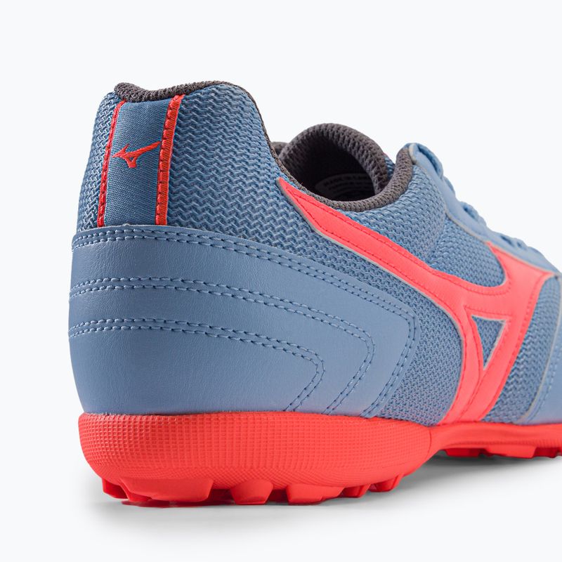 Buty piłkarskie męskie Mizuno Morelia Sala Classic TF placid blue/neon flame 9