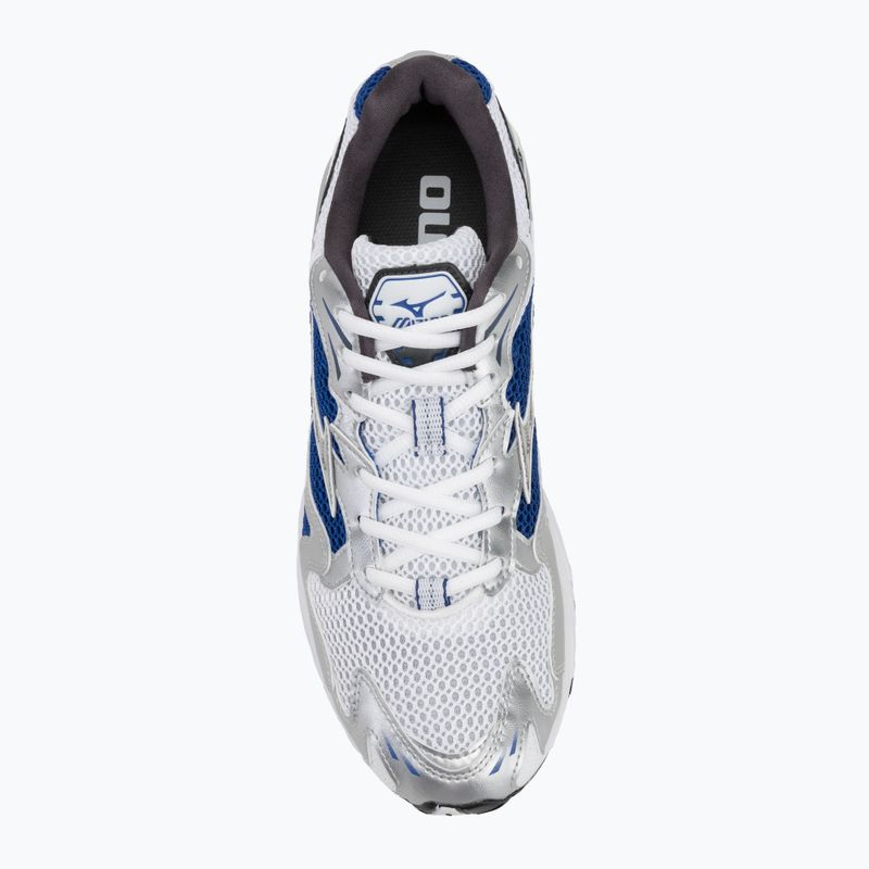 Buty męskie Mizuno Wave Rider 10 white/silver/surf the web 5