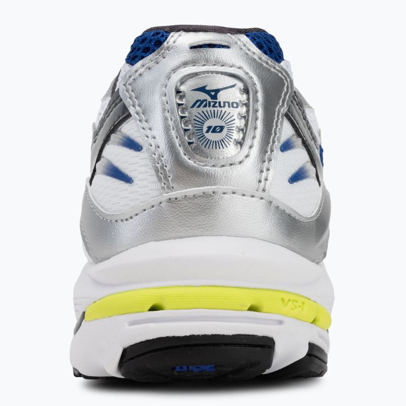 Buty męskie Mizuno Wave Rider 10 white/silver/surf the web 6