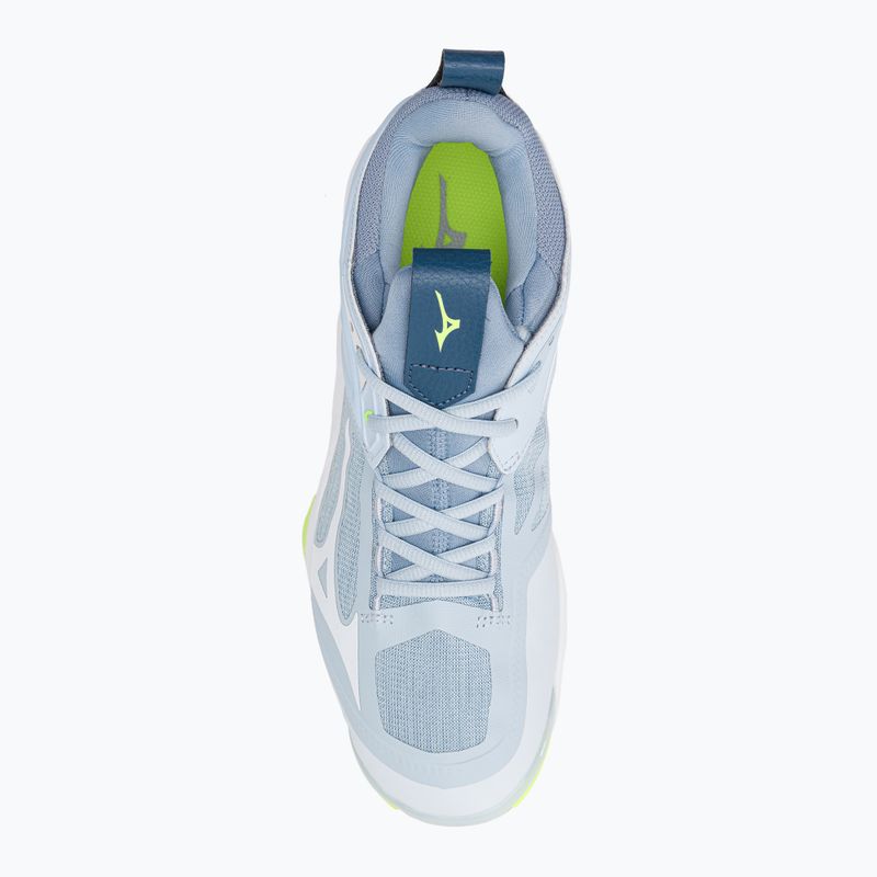 Buty do siatkówki damskie Mizuno Wave Momentum 2 heather/white/neo lime 6