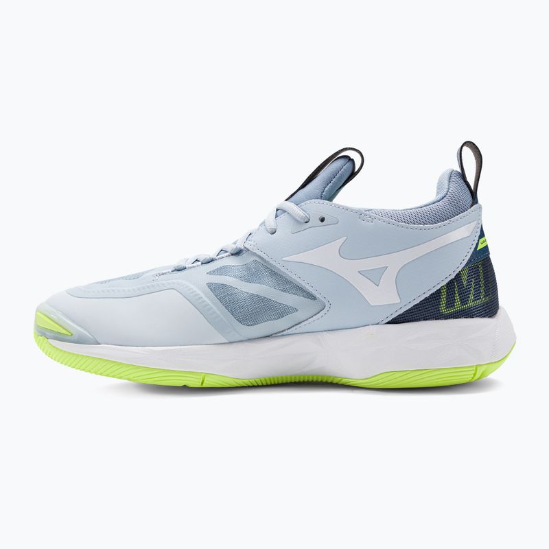 Buty do siatkówki damskie Mizuno Wave Momentum 2 heather/white/neo lime 10