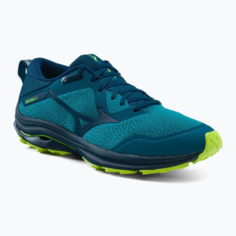 Buty do biegania męskie Mizuno Wave Rider TT algiers blue/ gibraltar sea/ neo lime