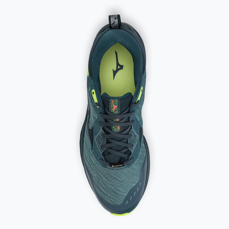 Buty do biegania męskie Mizuno Wave Rider GTX orion blue/ orion blue/ neo lime 6